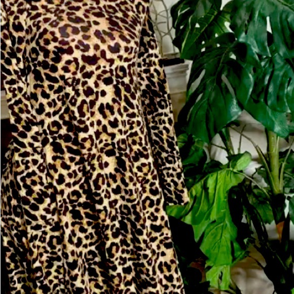 NWT,Swing Dress - Leopard print. - Picture 2 of 3